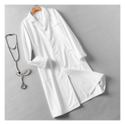 May Áo Khám Chữa Bệnh Dài Tay - Vải Kaki Thun Thoáng Mát